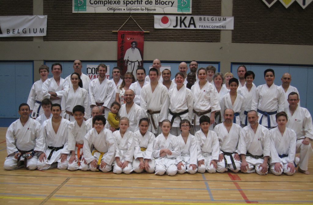 Stage JKA 2016 à LOUVAIN-LA-NEUVE